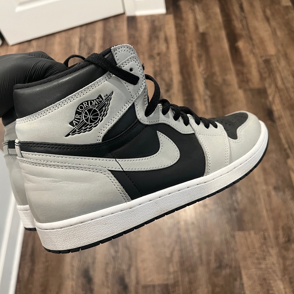 Size 12 Men’s Nike Air Jordan 1 Hightops Grey and Black